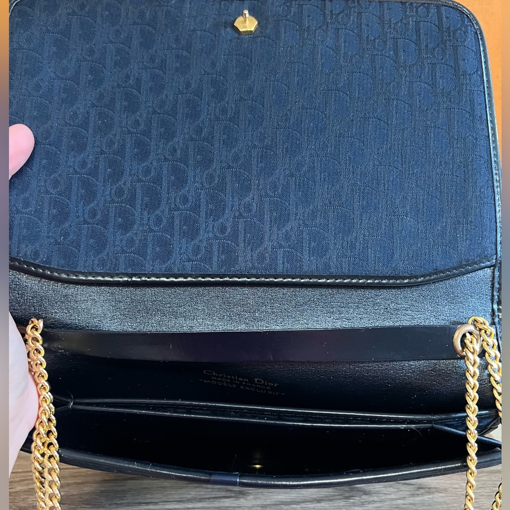 Dior trotter Double Chain Shoulder Bag - Picture 4 of 7